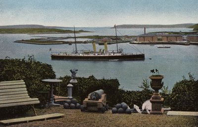 Sør-Irland: Queenstown Harbour, County Cork (farget bilde) av Photographer Irish
