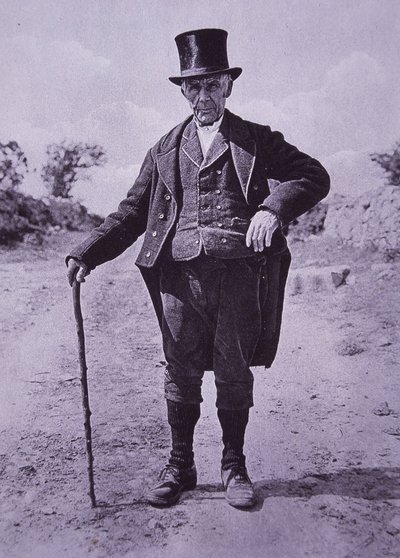 Sør-irsk herremann, ca. 1910 (s/hvitt-bilde) av Photographer Irish