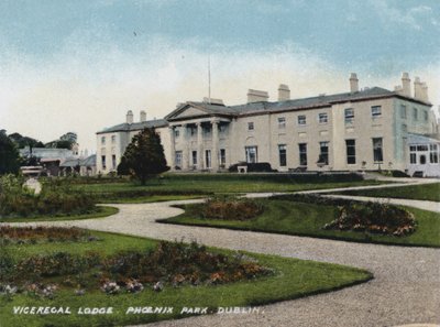 Viceregal Lodge, Phoenix Park, Dublin (fargebilde) av Photographer Irish