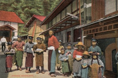 Japanske skolegutter (bilde) av Photographer Japanese