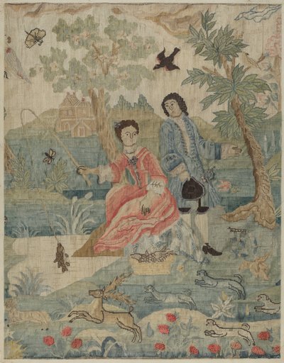 Petit Point-broderi, ca. 1937. av Phyllis Dorr