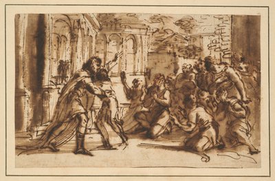 Joseph hilser sine brødre av Pier Francesco Mola