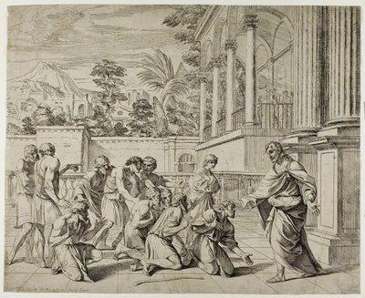 Joseph og hans brødre av Pier Francesco Mola