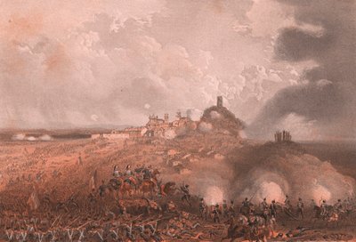 Angrep fra French ved Solferino, Lombardia av Blaise Nicolas Le Sueur