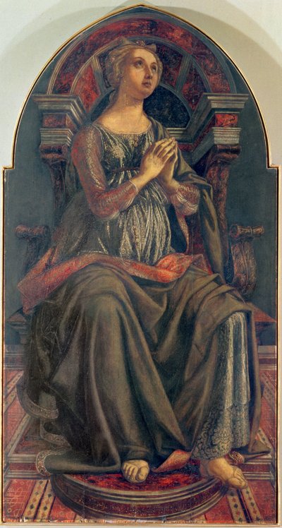 Hope, fra en serie paneler som viser dydene designet for Council Chamber of the Merchant