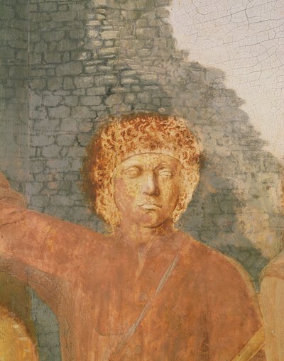 Nativity, 1470-50 olje på paneldetalj av 5240 av Piero della Francesca