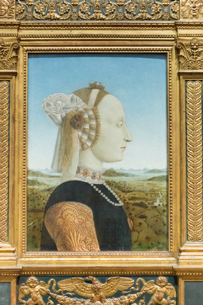 Portretter av hertuginne av Urbino, Battista Sforza av Piero della Francesca