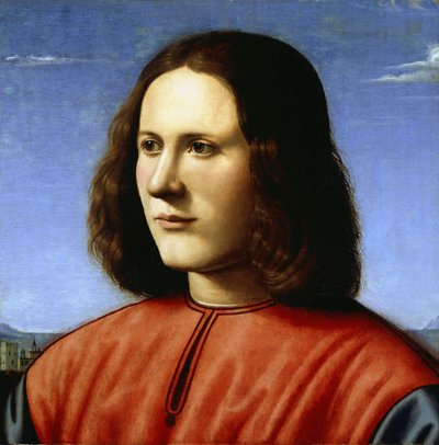 En ung mann av Piero di Cosimo
