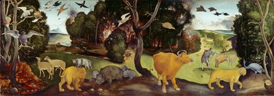 Skogbrannen, c1505 av Piero di Cosimo