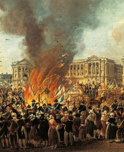 Celebration of Unity, av Pierre Antoine Demachy (1723-1807), detalj av Pierre Antoine Demachy