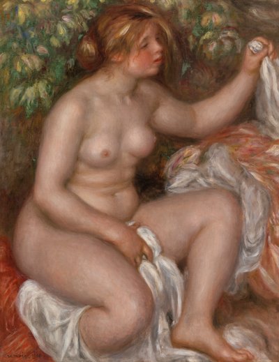 Etter badet av Pierre-Auguste Renoir