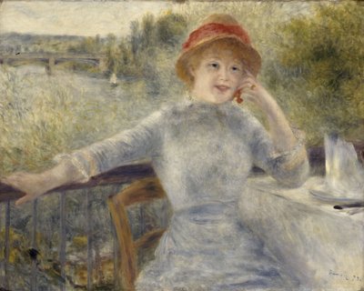 Alphonsine Fournaise av Pierre-Auguste Renoir