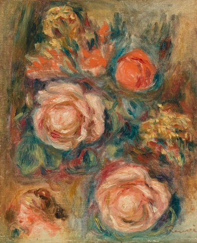 Bukett med roser (Bouquet de roses) av Pierre-Auguste Renoir