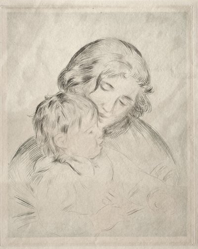 Mor og barn av Pierre-Auguste Renoir