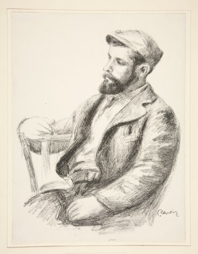 Portrett av Louis Valtat av Pierre-Auguste Renoir