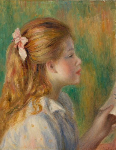 Lesing (La Lecture) av Pierre-Auguste Renoir