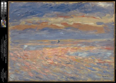 Solnedgang av Pierre-Auguste Renoir