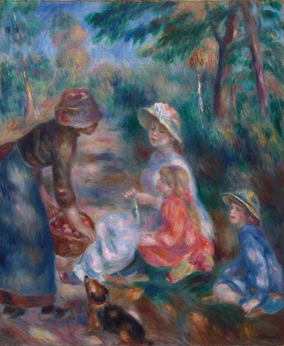 Apple-selgeren av Pierre-Auguste Renoir