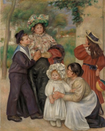 Kunstnerens familie av Pierre-Auguste Renoir