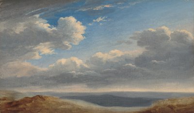Studie av skyer over den romerske Campagna av Pierre-Henri de Valenciennes