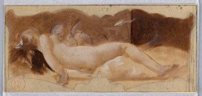 Zeichnung, Frankreich, spätes 19. Jahrhundert von Pierre-Victor Galland