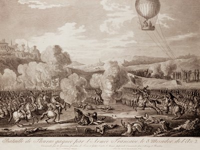 Slaget ved Fleurus av Pierre Adrien (after) Le Beau