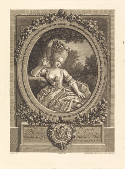 Faren ved lundene av Pierre Adrien Le Beau after Nicolas Tanché