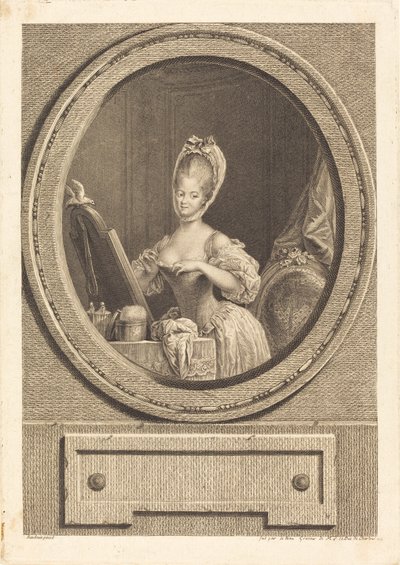 Størrelsen er nydelig av Pierre Adrien Le Beau after Pierre Antoine Baudouin