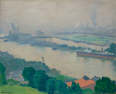 Seinen ved Croisset nær Rouen, 1927. av Albert Marquet