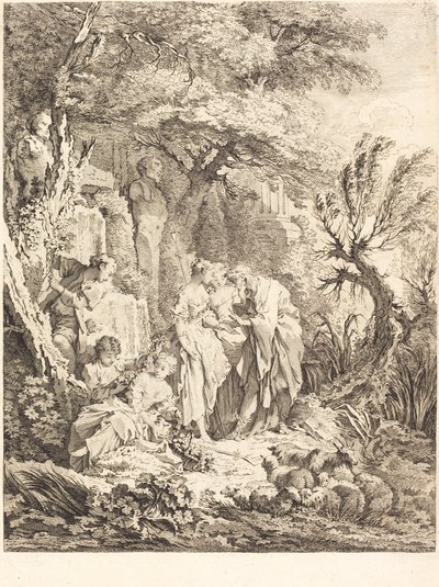 Det gode eventyr, 1738. av Pierre Alexandre Aveline