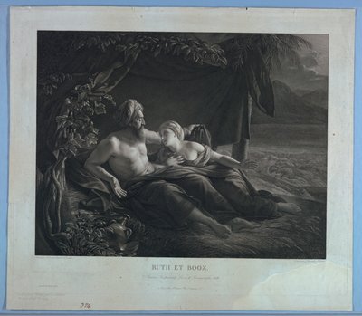 Rut og Boas av Pierre Alexandre Tardieu