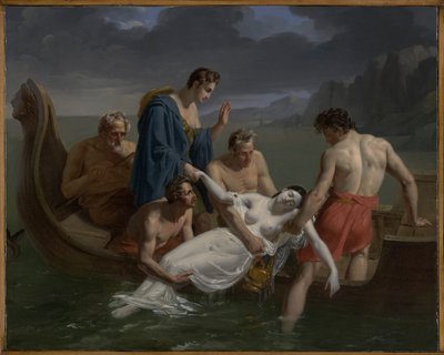 Sapphos død av Pierre Antoine Augustin Vafflard