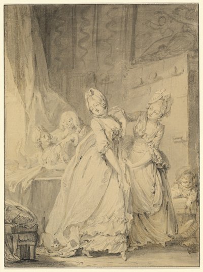 The Coquette av Pierre Antoine Baudouin