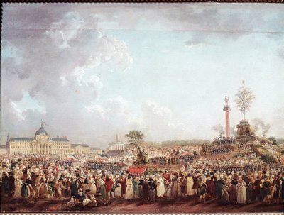 Festen for det høyeste vesen på Mars-marken (20. Prairial Year II - 8. juni av Pierre Antoine Demachy