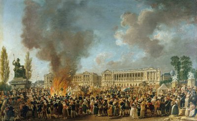 Festivalen for enhet og udelelighet 10. august 1793, 1793. av Pierre Antoine Demachy