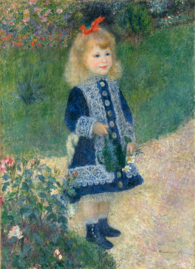 En jente med en vannkanne av Pierre Auguste Renoir