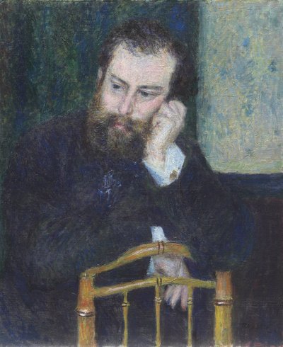 Alfred Sisley, 1876 av Pierre Auguste Renoir