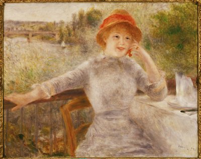 Alphonsine Fournaise (olje på lerret) av Pierre Auguste Renoir