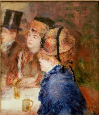 På kaffebaren. Drikkere av Pierre Auguste Renoir
