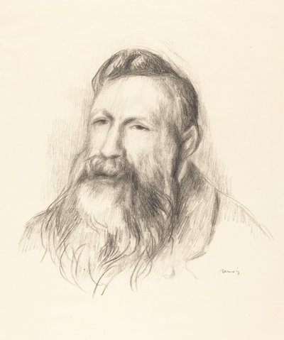Auguste Rodin, ca. 1910. av Pierre Auguste Renoir