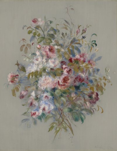 Bukett av roser, 1879 av Pierre Auguste Renoir