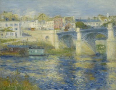 Bro ved Chatou, ca. 1875 (olje på lerret) av Pierre Auguste Renoir