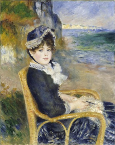Ved kysten, 1883 av Pierre Auguste Renoir