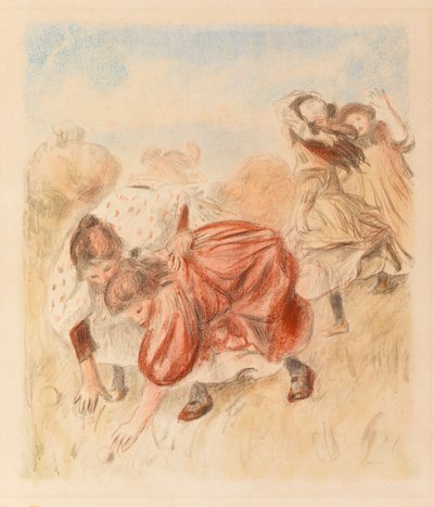 Barn som spiller ball av Pierre Auguste Renoir