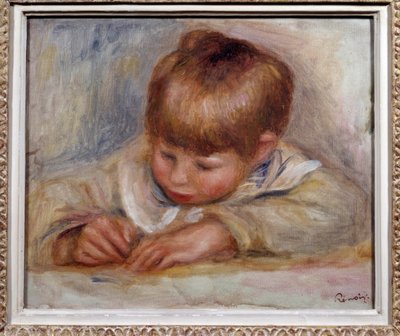 Coco-forfatter Maleri av Pierre Auguste Renoir (1841-1919). 1906. Dim. 0,29 x 0,37 m. Lyon, Museum of Fine Arts av Pierre Auguste Renoir