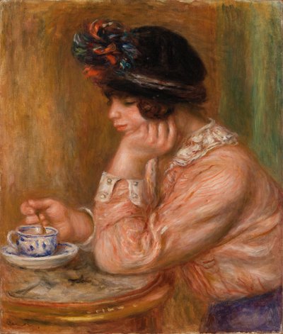 Kopp sjokolade av Pierre Auguste Renoir