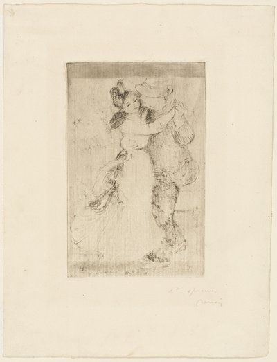 Dans på landet av Pierre-Auguste Renoir