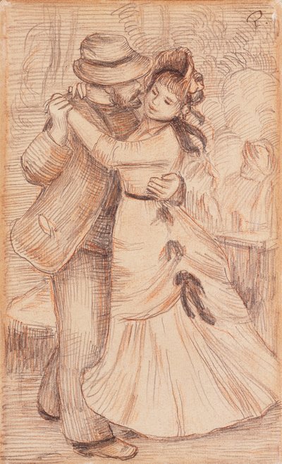 Tanz auf dem Land, 1883 von Pierre Auguste Renoir