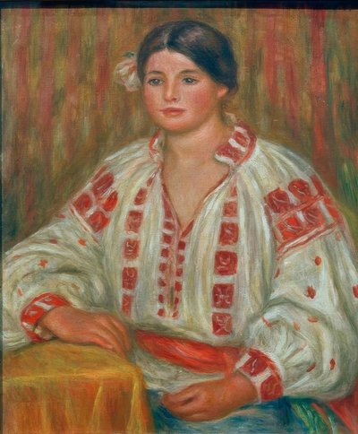 Den bulgarske blusen av Pierre Auguste Renoir