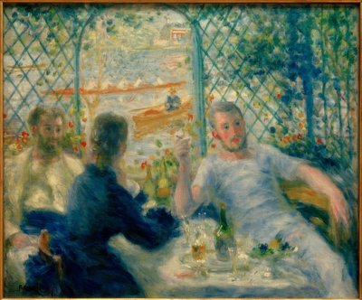 Frokost i Fournaise-restauranten (roernes frokost) av Pierre Auguste Renoir